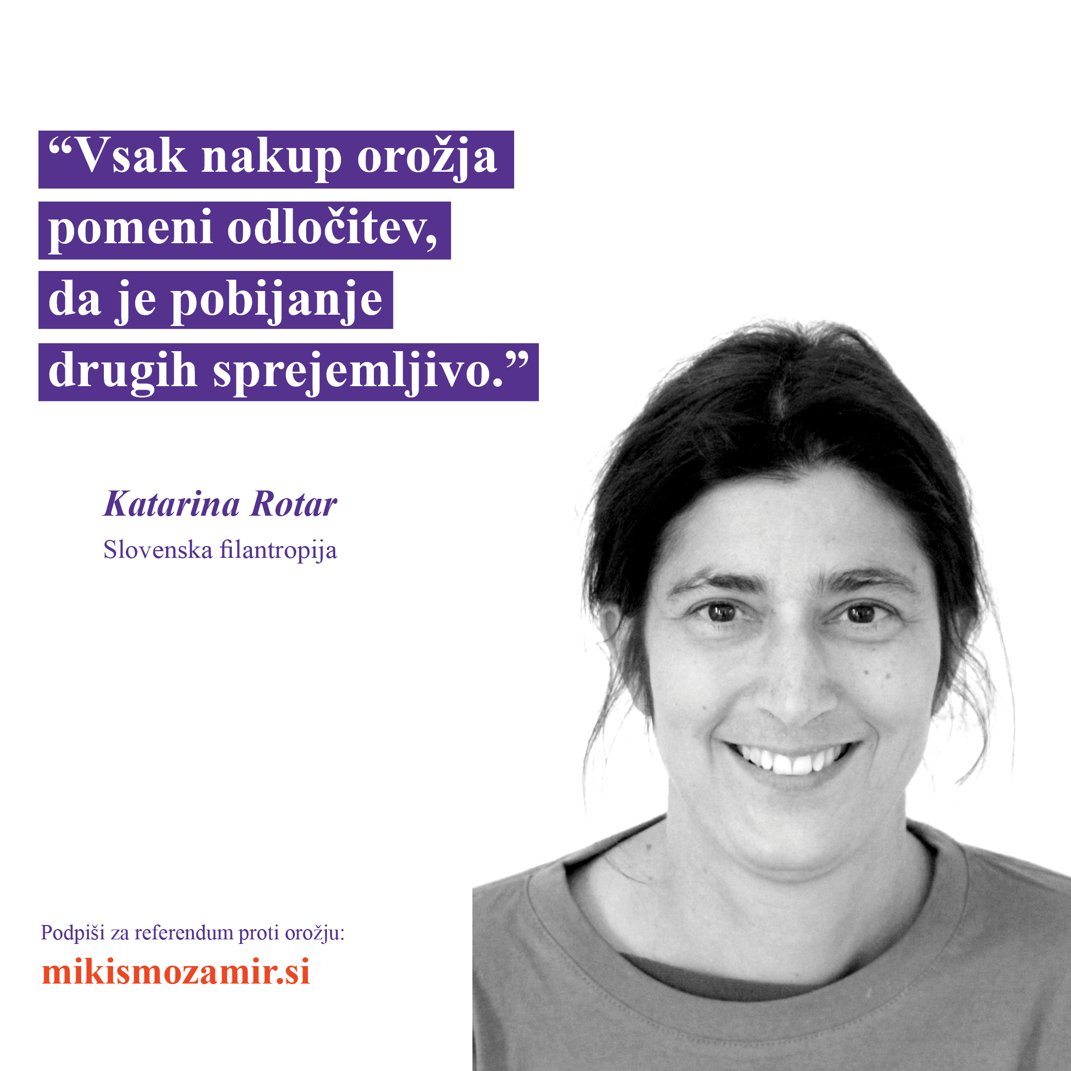 Izjava podpore - Katarina Rotar
